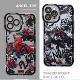 Marvel Venom Spiderman Clear iPhone Case